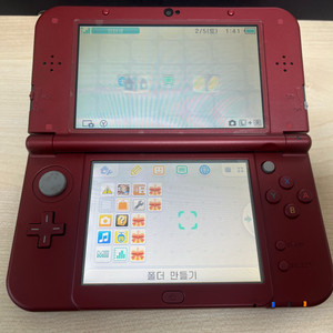 닌텐도 new 3ds xl 레드 기기