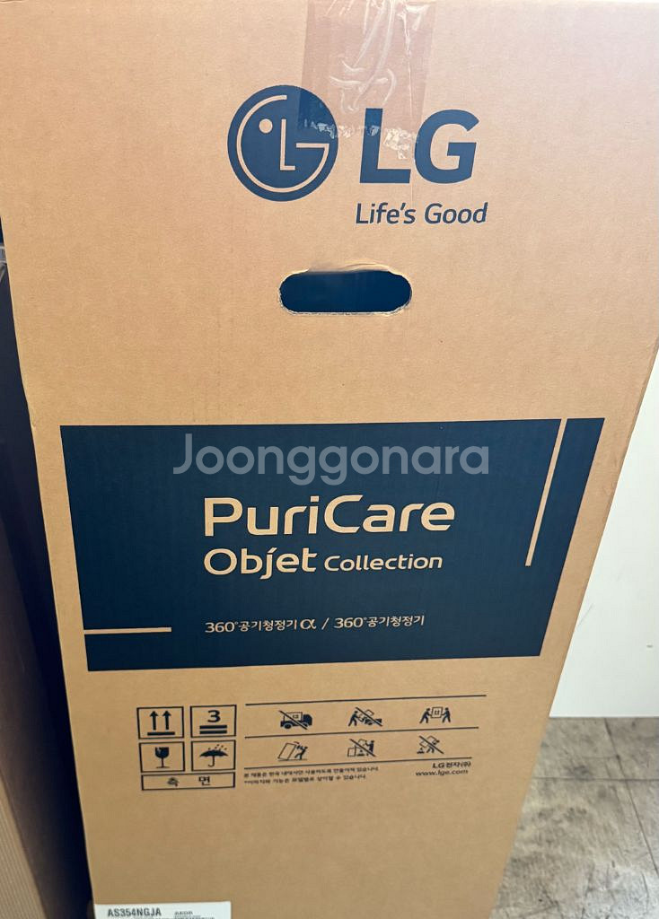 LG 퓨리케어 360 공기청정기 새상품 + 필터 AS354NG4A.AKOR--0