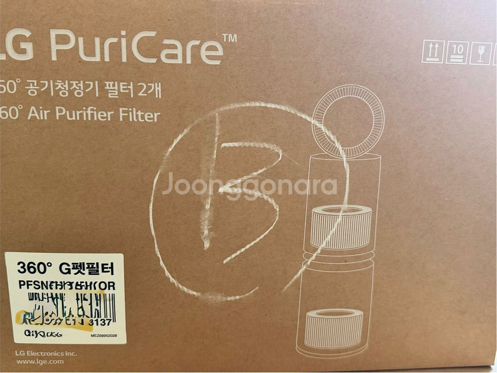 LG 퓨리케어 360 공기청정기 새상품 + 필터 AS354NG4A.AKOR--1
