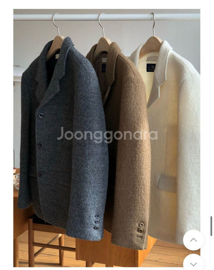 미뉴에트 Acid wool jacket 브라운--3