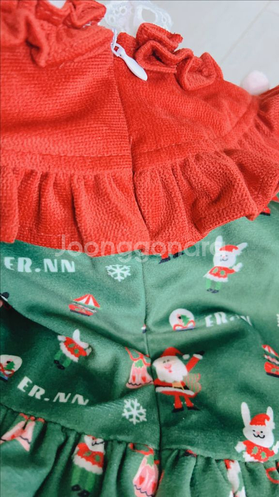 풀세트 크리스마스 여아 테마 파티 드레스 의상 풀세트--3