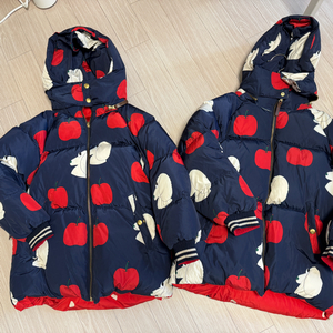 쌍둥이) 리미떼두두 리버시블 덕다운 패딩 xl 2벌 세트(택포)