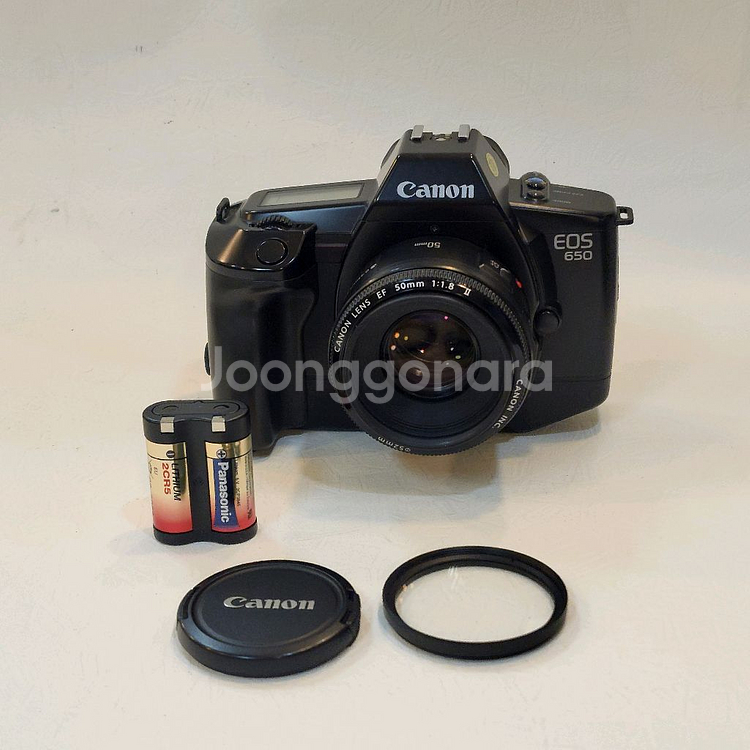 캐논 필카 EOS 650 50mm II 점팔--0