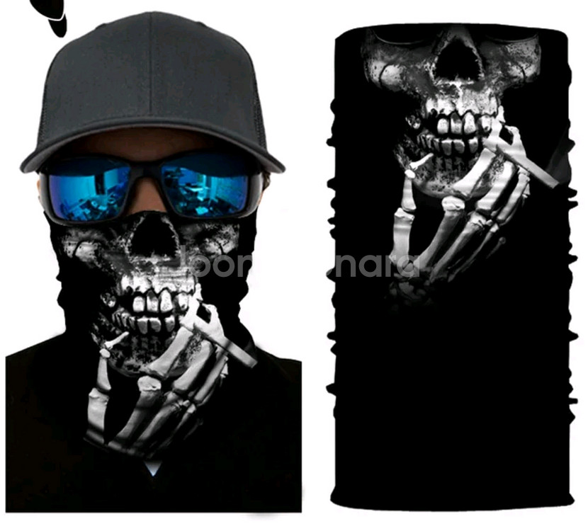 새상품) 해골 디자인 넥워머, 바라클라바, 스카프, 두건--2