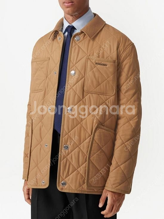 BURBERRY 버버리 다이아몬드 퀼팅 로고 남성 자켓 23SS 8058116 판매--0
