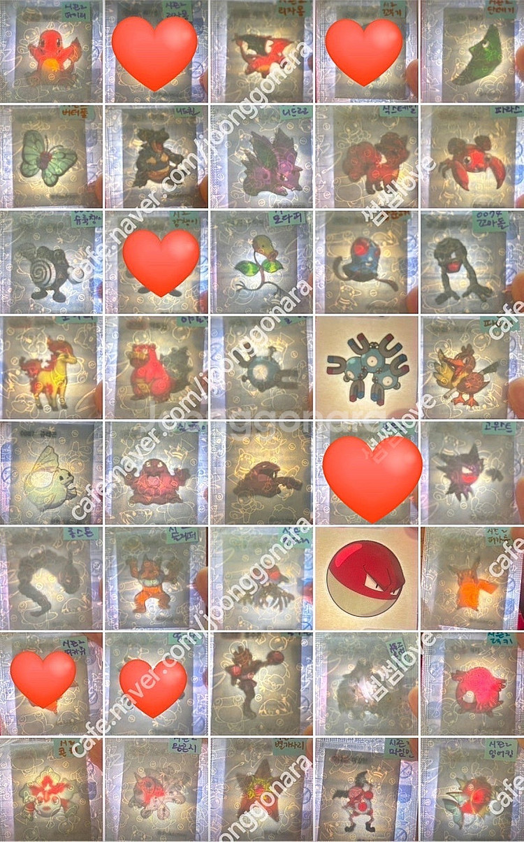 포켓몬 띠부씰 시즌1,2,3 미개봉--0