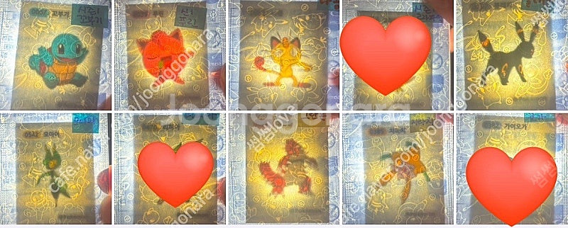 포켓몬 띠부씰 시즌1,2,3 미개봉--1