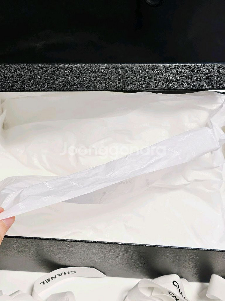 샤넬 신발박스 + 쇼핑백--2