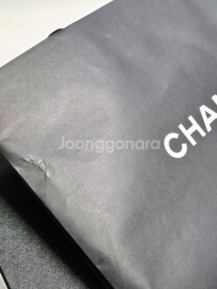 샤넬 신발박스 + 쇼핑백--5