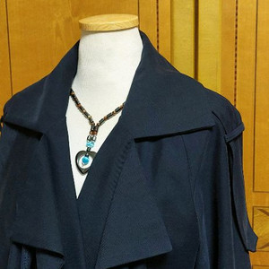 NAIN 네이비 트렌치 코트