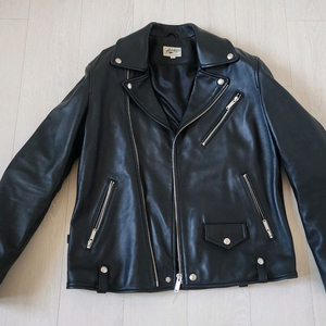 양가죽 라이딩 자켓 95~100 (어깨, 팔꿈치 보호대 장착.등보호대 장착 가능)