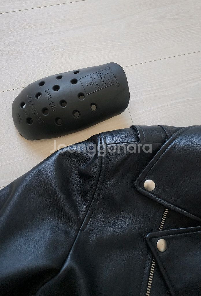 양가죽 라이딩 자켓 95~100 (어깨, 팔꿈치 보호대 장착.등보호대 장착 가능)--2