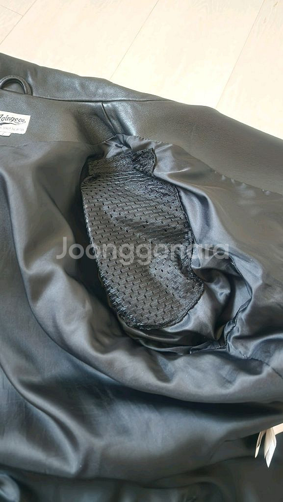 양가죽 라이딩 자켓 95~100 (어깨, 팔꿈치 보호대 장착.등보호대 장착 가능)--3