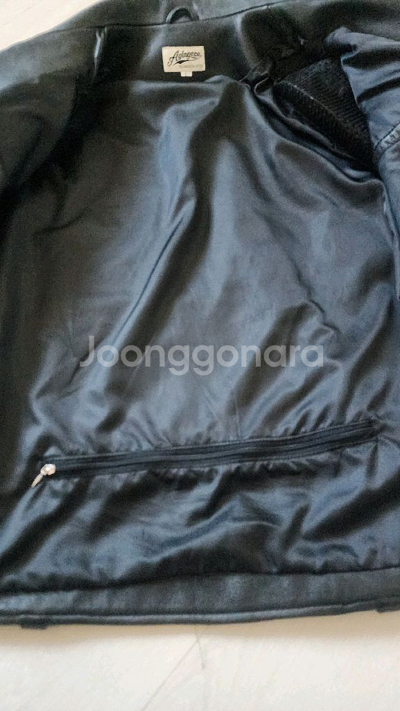 양가죽 라이딩 자켓 95~100 (어깨, 팔꿈치 보호대 장착.등보호대 장착 가능)--4