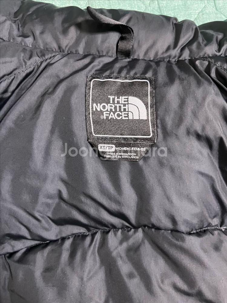 노스페이스 700 중앙로고 패딩 조끼 블랙 xs--7