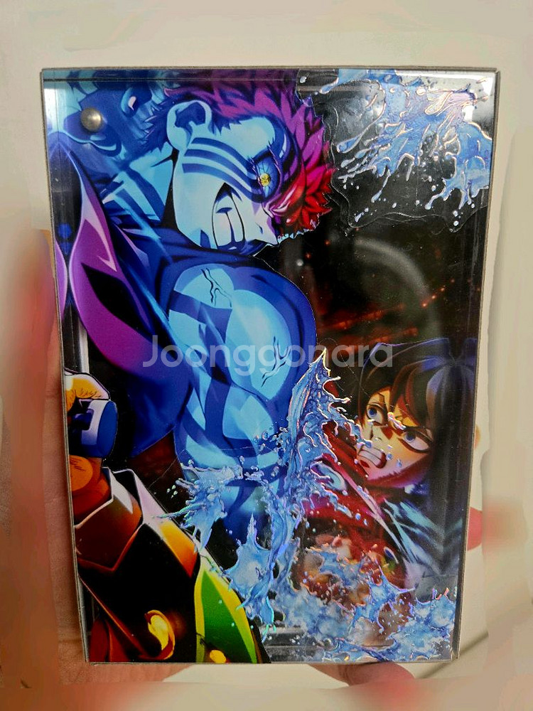 귀칼 귀멸의 칼날 아크릴 액자 블록 무한성 굿즈--0