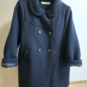 라이크봄 네이비 여아코트