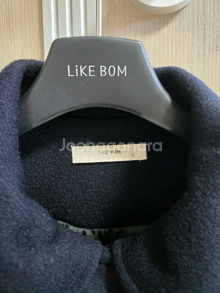 라이크봄 네이비 여아코트--2