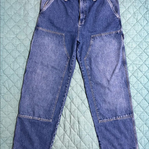 스투시 카펜더 더블니 데님팬츠 인디고 L size