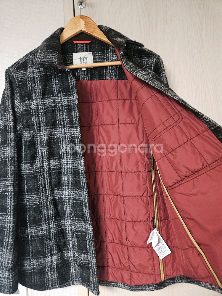헨리코튼 체크 셔츠자켓--3