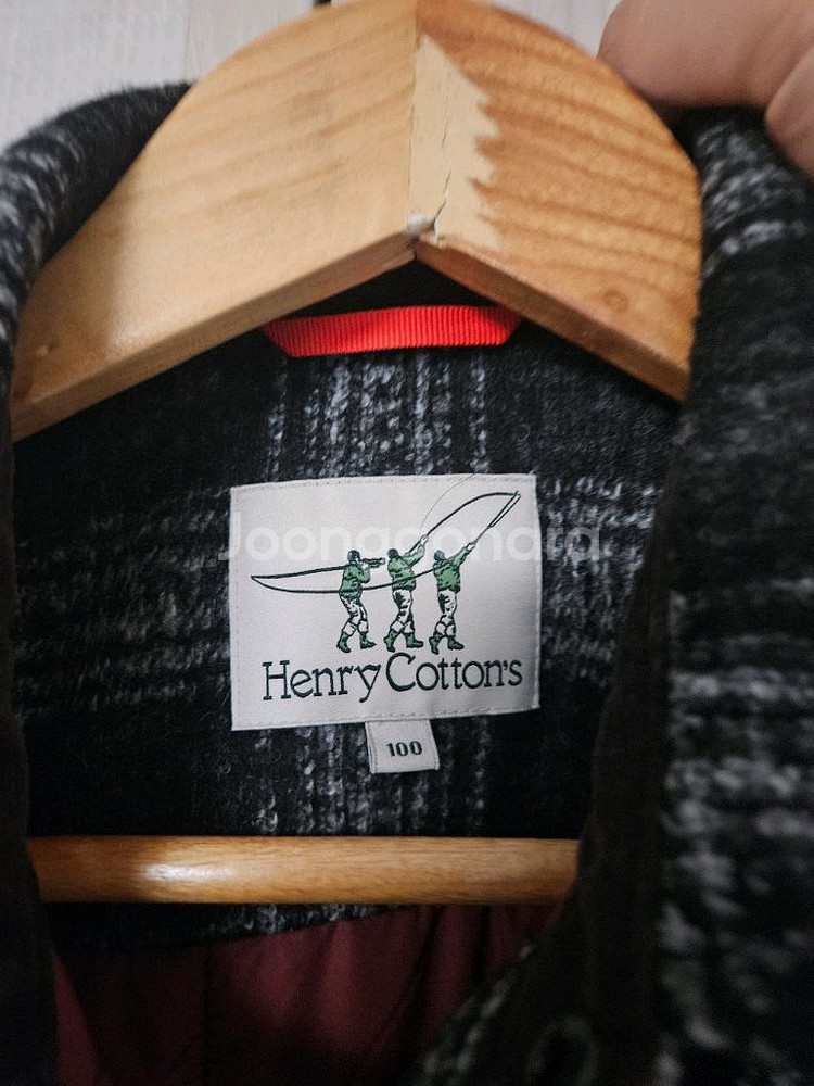 헨리코튼 체크 셔츠자켓--2