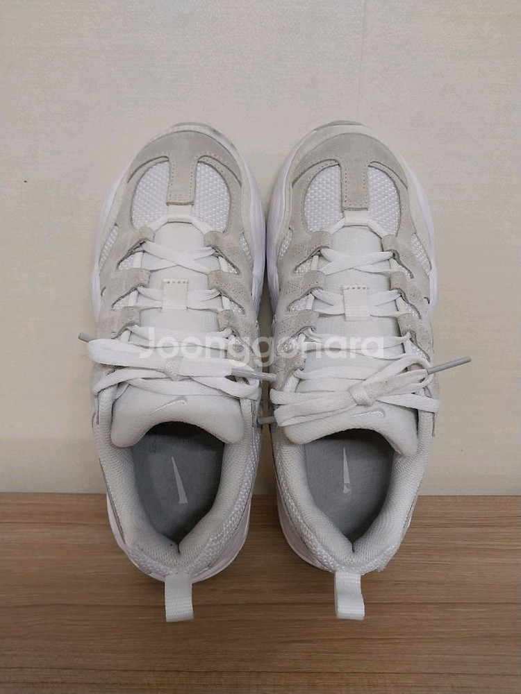 여성 나이키 테크 헤라 화이트 런닝화, 운동화 (235)--7