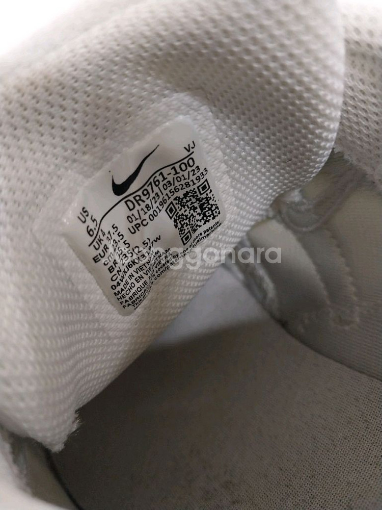 여성 나이키 테크 헤라 화이트 런닝화, 운동화 (235)--9