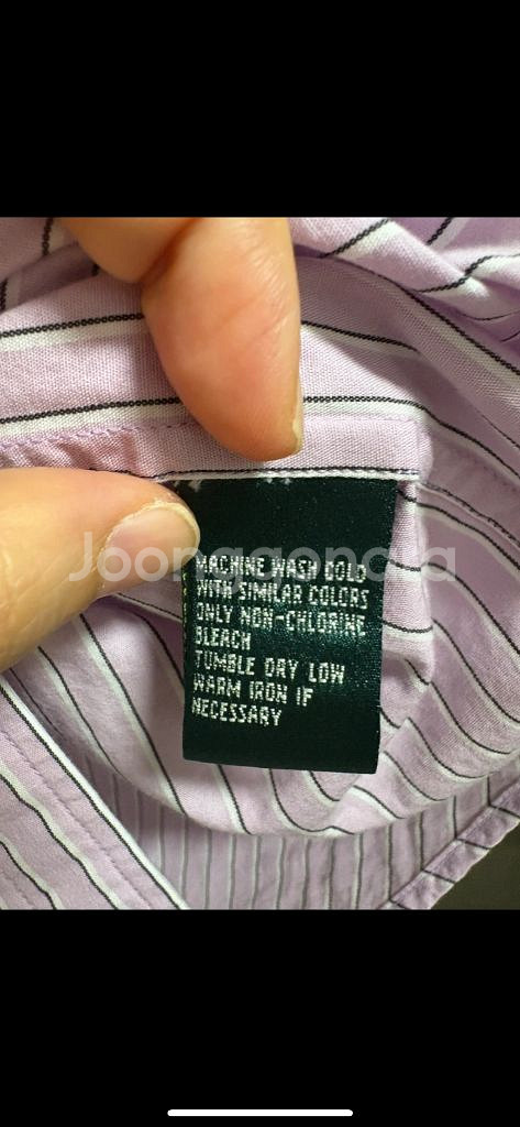 랄프로렌 스트라이프 셔츠--4