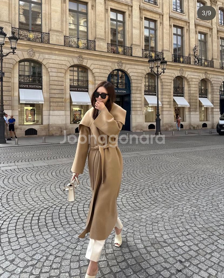 더로랑 다이애나 코트 카멜--1