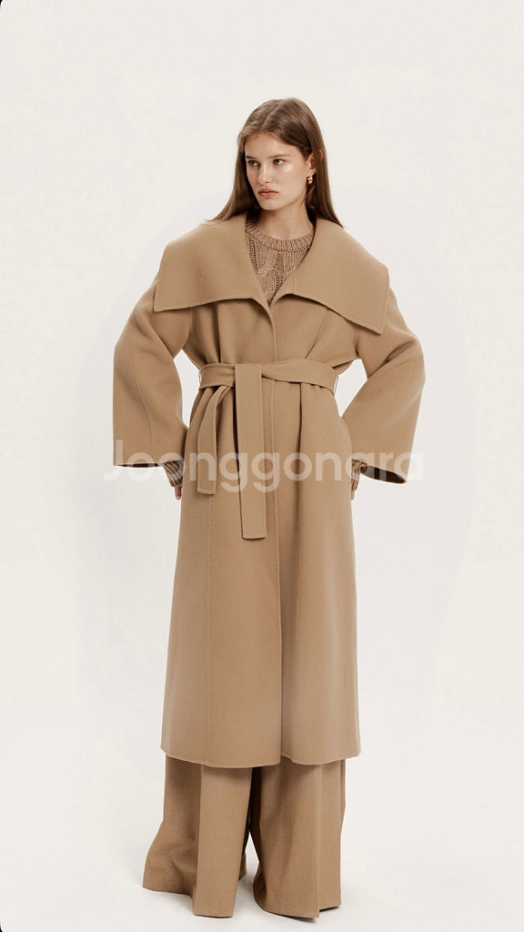 더로랑 다이애나 코트 카멜--3