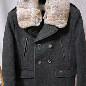 닥스키즈 모직 청토모카라 코트 사이즈120