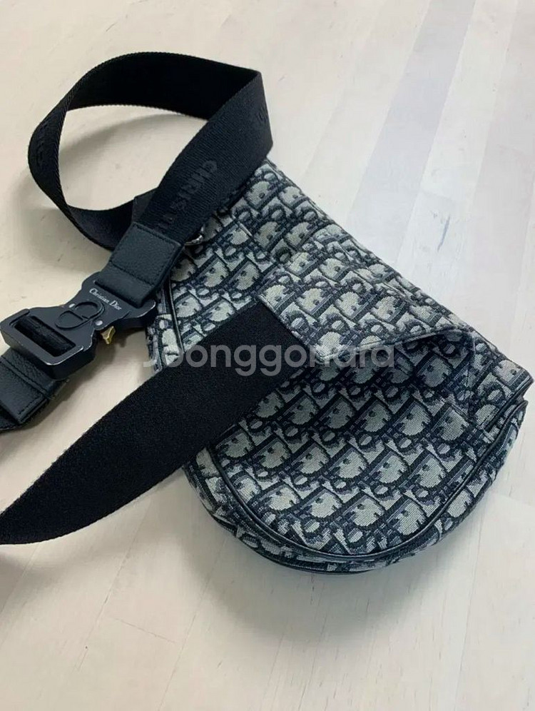 디올 오블리크 새들백--3