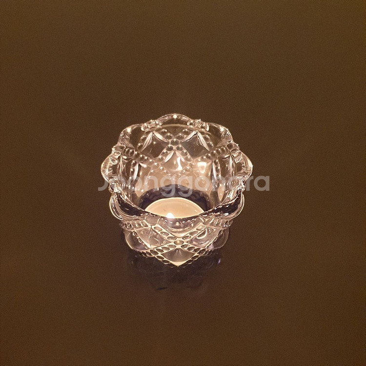 빈티지 보라 그라데이션 캔들 보티브--3