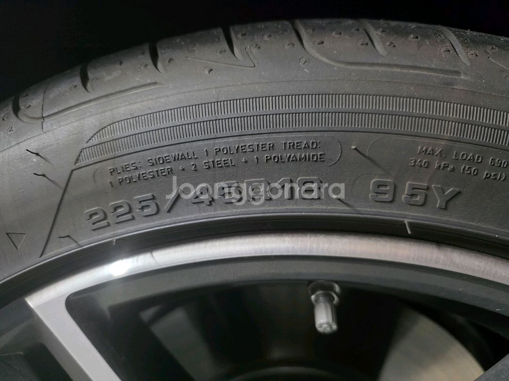 bmw 320i msp 굿이어 f1 225/45R18 출고타이어--0
