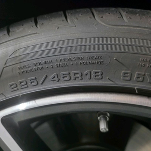 bmw 320i msp 굿이어 f1 225/45R18 출고타이어