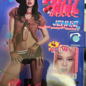 블랙핑크 제니 만트라 프리티걸 다이어리 (개봉/포토카드 포함)
