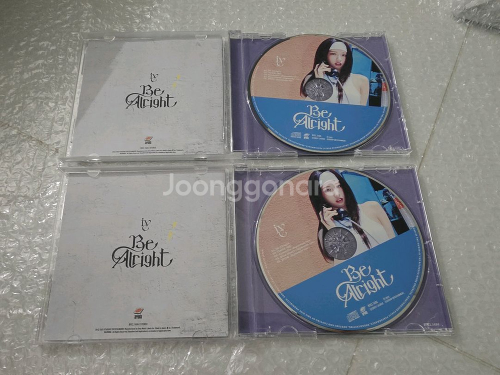 아이브 일본 Be Alright 통상판 개봉 앨범--1