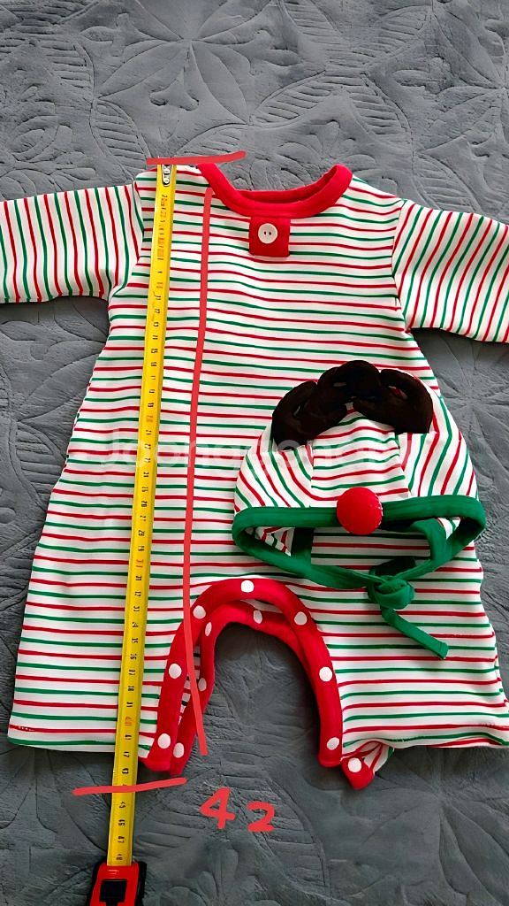 피카부 크리스마스 패밀리룩 파자마 잠옷 (바디슈트,모자,엄마,아빠)--10