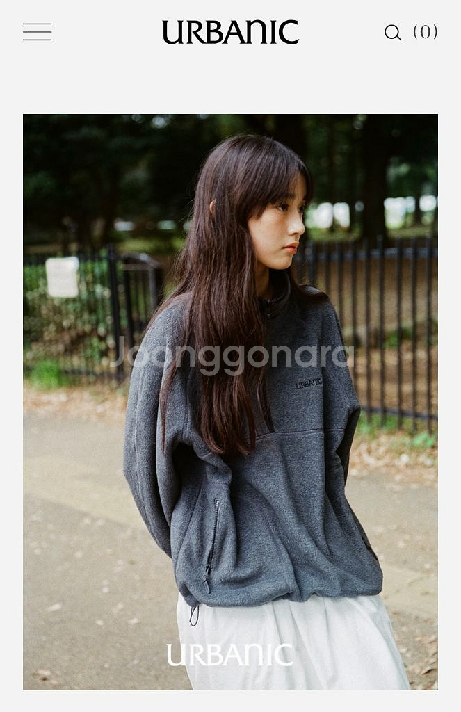 얼바닉30 Utility Fleece Half Zip-up 유틸리티 플리스 하프 집업 urbanic30--1