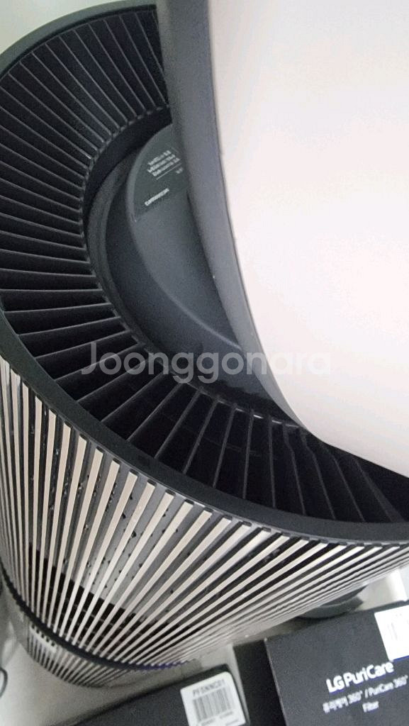 LG오브제 알파 2단 공기청정기 특 A급--2