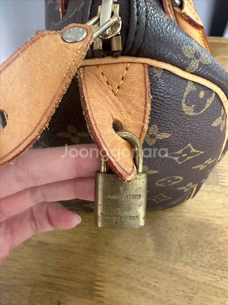 루이비통 스피디 30 모노그램 핸드백--2