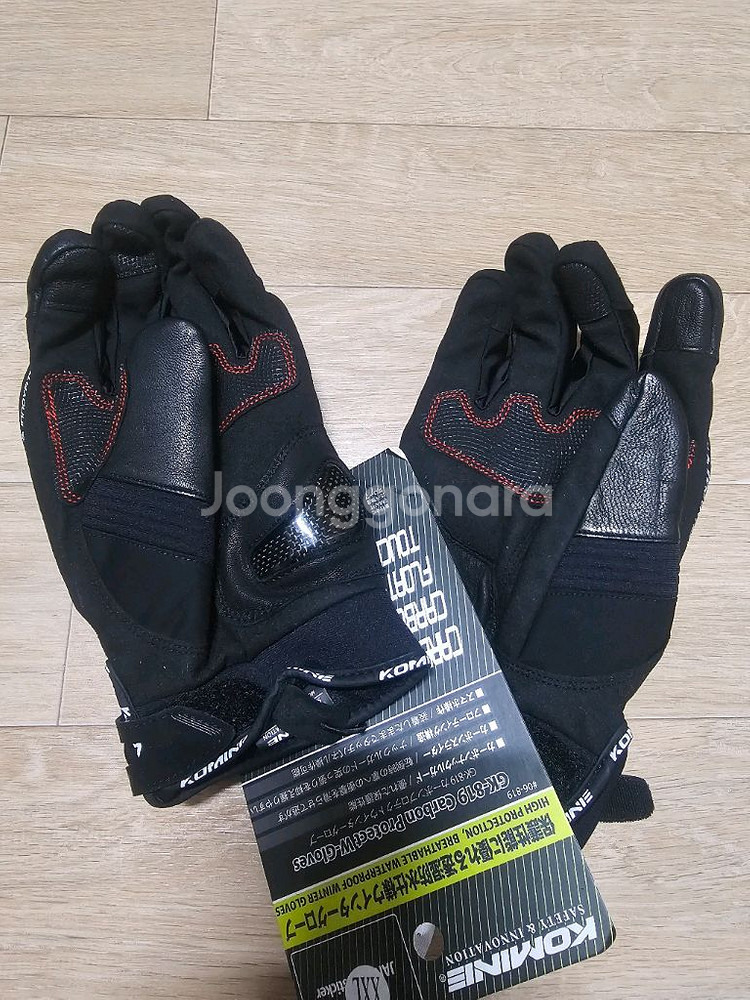 코미네 GK-819 카본 윈터 오토바이 장갑 새상품--1
