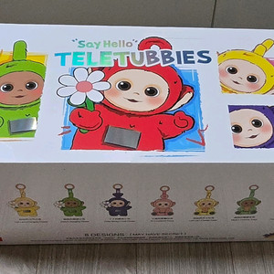 팝마트 텔레토비 안녕 시리즈 인형 키링 풀박스 미개봉