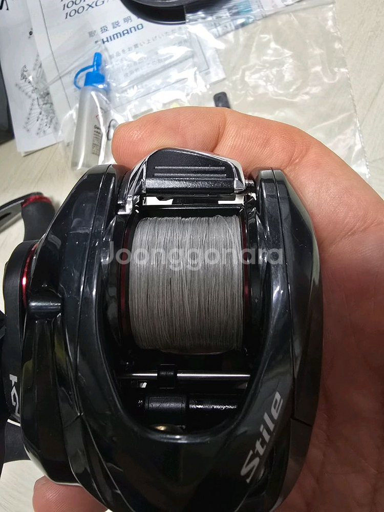 16 구형 시마노 스티레 우핸 100pg (핸들2개)--2