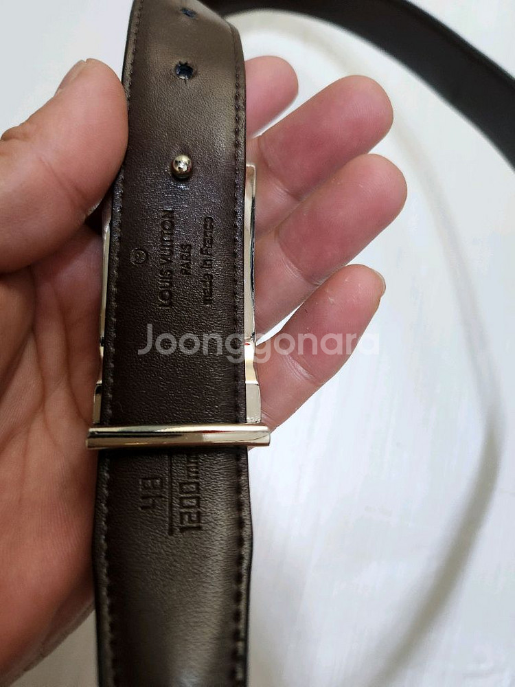 루이비통 LV 버클 남성 벨트 쿨거래시 에눌가능--3