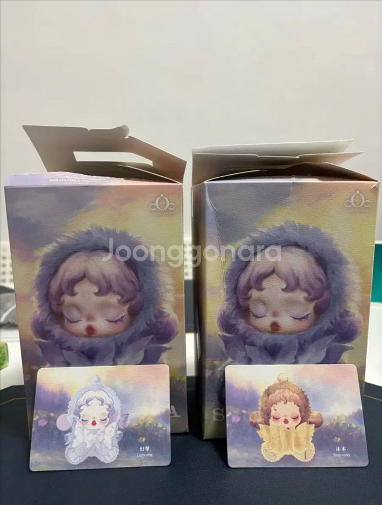 팝마트 스컬판다 빛의정원 번개 티크우드--0