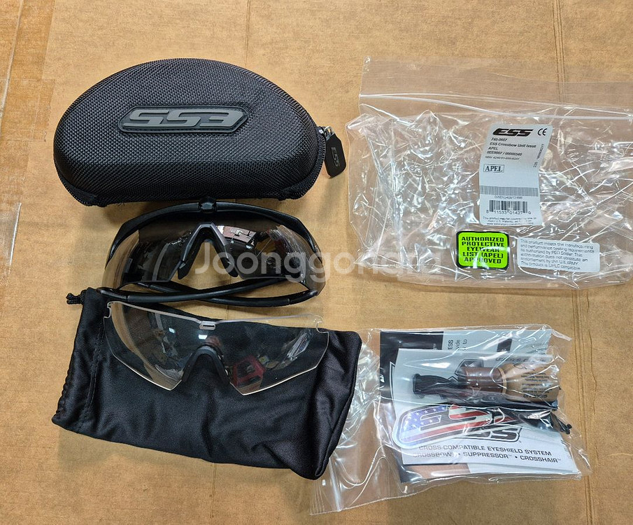 미군 ess 크로스보우 방탄선글라스 판매합니다.--0