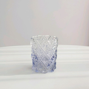 빈티지 보라 그라데이션 캔들 보티브