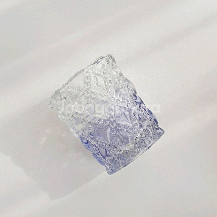 빈티지 보라 그라데이션 캔들 보티브--2