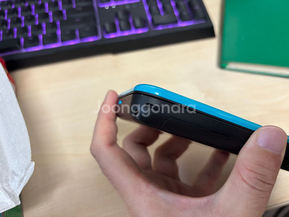 닌텐도 new 2ds XL 블랙/블루 더콰이즈--6